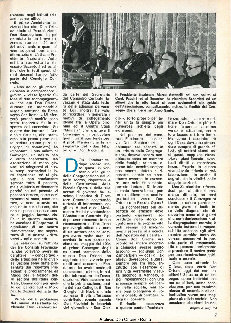 Don Orione, 70, 16, 15-11-1975, pagina 7