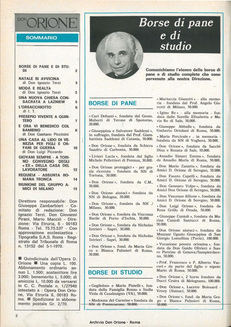Don Orione, 70, 17, 01-12-1975, pagina 2