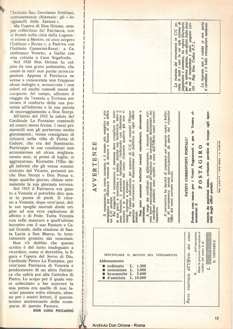 Don Orione, 70, 17, 01-12-1975, pagina 13