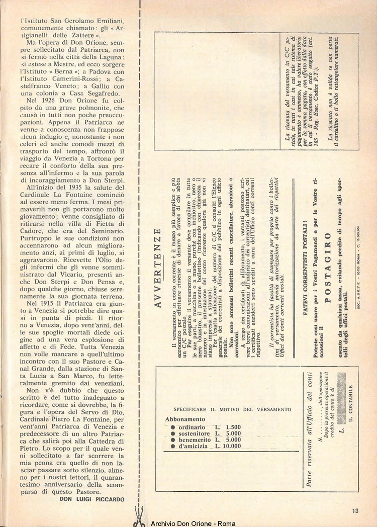 Don Orione, 70, 18, 15-12-1975, pagina 13