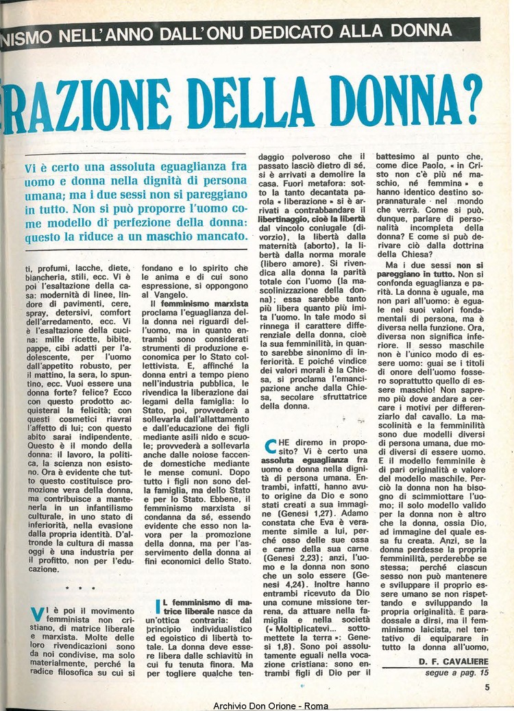 Don Orione, 71, 01, 01-01-1976, pagina 5