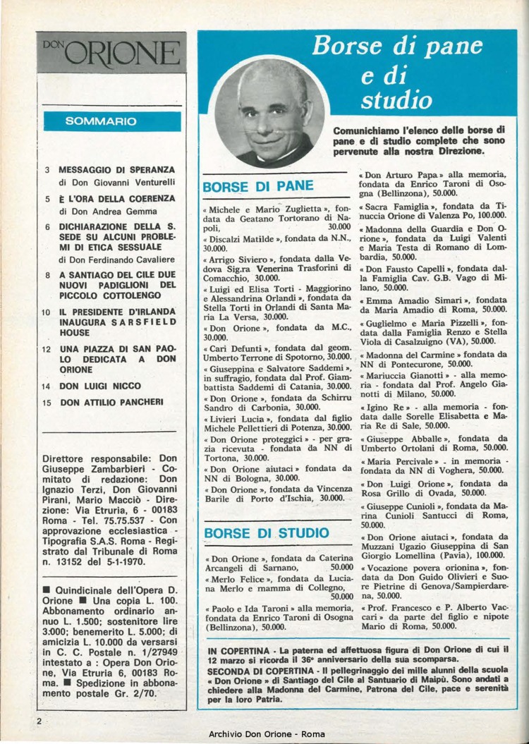 Don Orione, 71, 03, 01-03-1976, pagina 2
