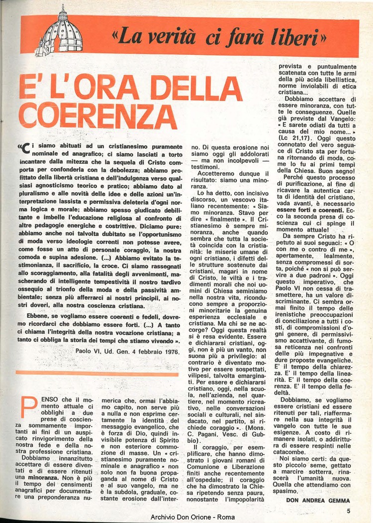 Don Orione, 71, 03, 01-03-1976, pagina 5