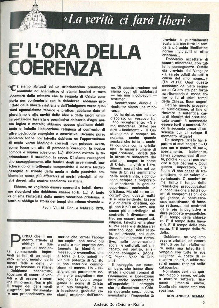 Don Orione, 71, 04, 15-03-1976, pagina 5