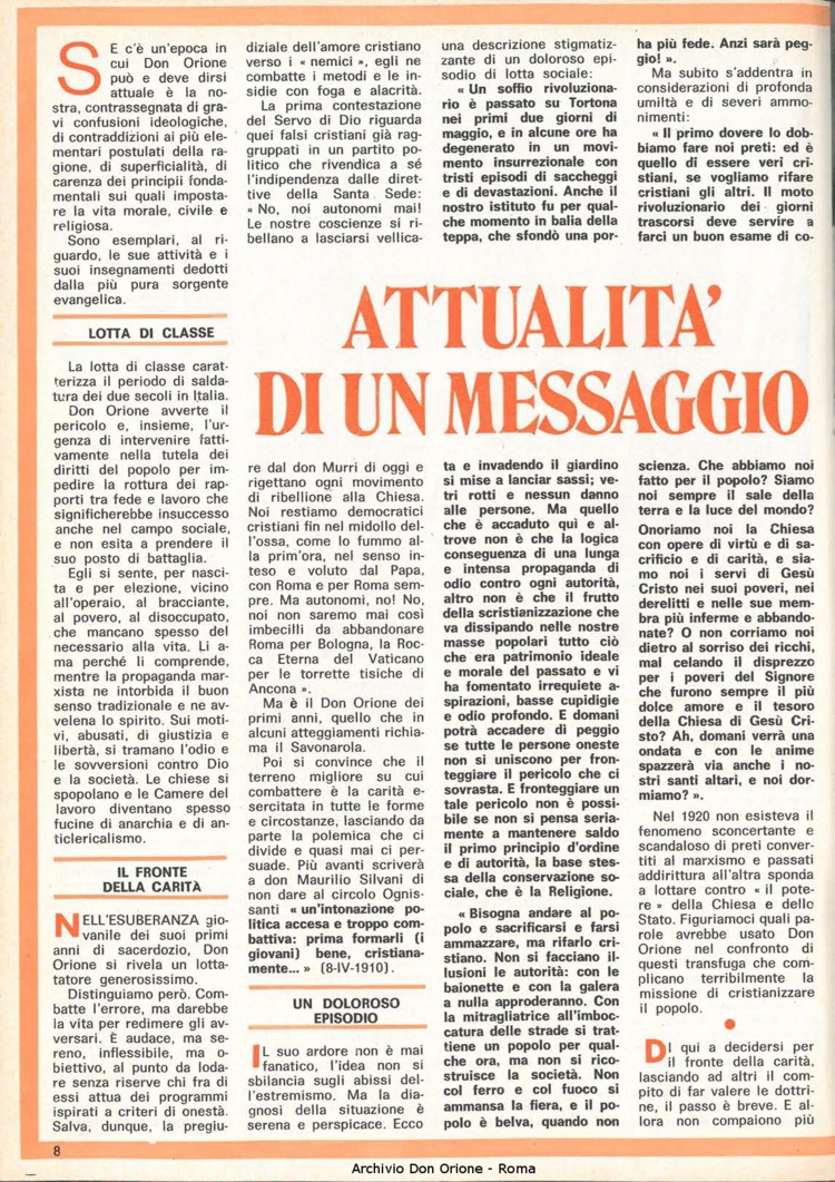 Don Orione, 71, 08, 01-06-1976, pagina 8