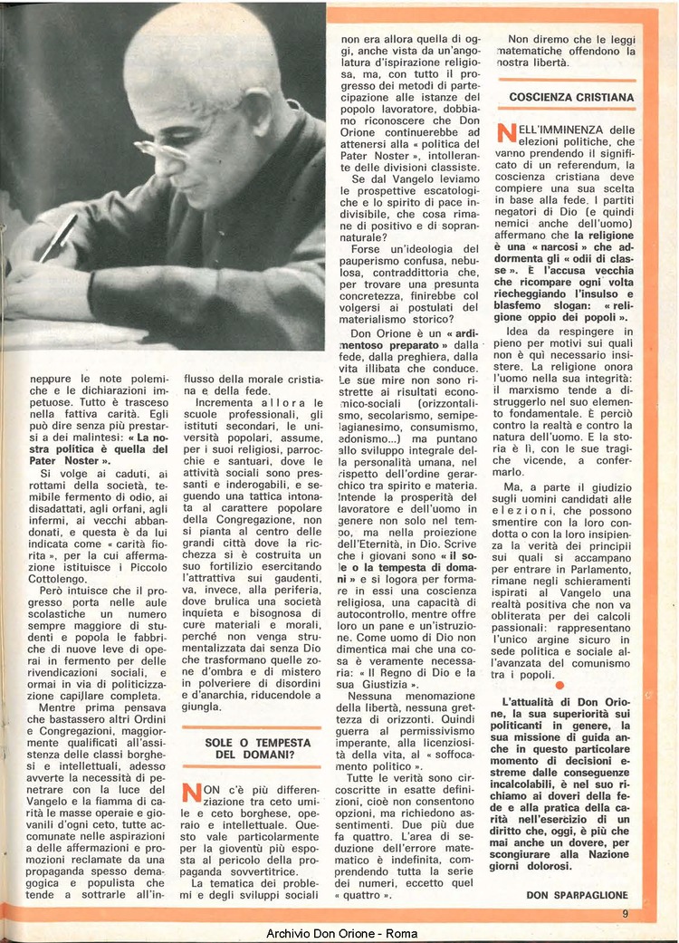 Don Orione, 71, 08, 01-06-1976, pagina 9