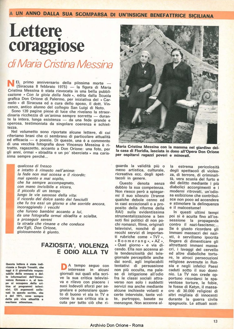 Don Orione, 71, 08, 01-06-1976, pagina 13