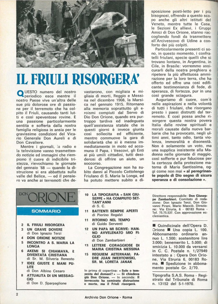 Don Orione, 71, 09, 15-06-1976, pagina 2