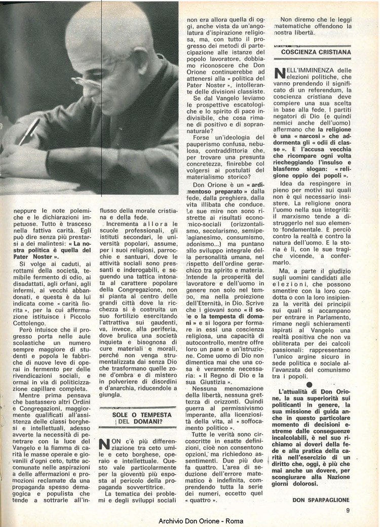 Don Orione, 71, 09, 15-06-1976, pagina 9