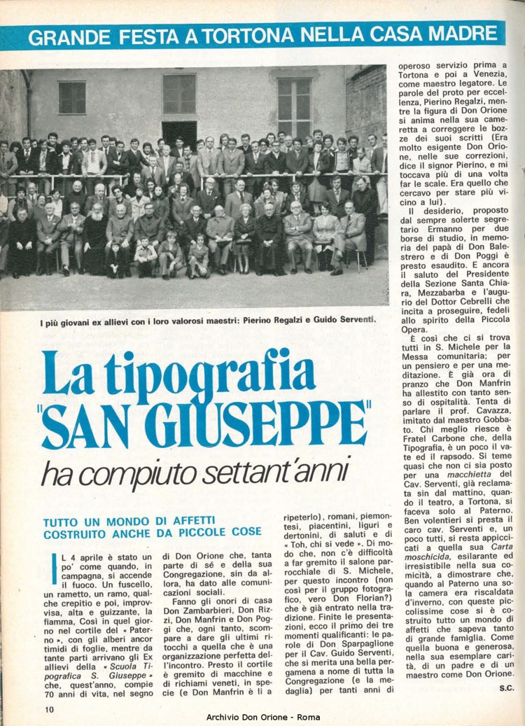 Don Orione, 71, 09, 15-06-1976, pagina 10