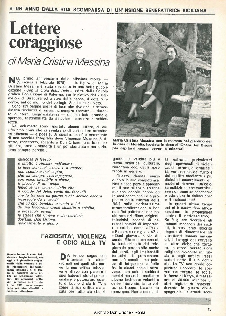 Don Orione, 71, 09, 15-06-1976, pagina 13