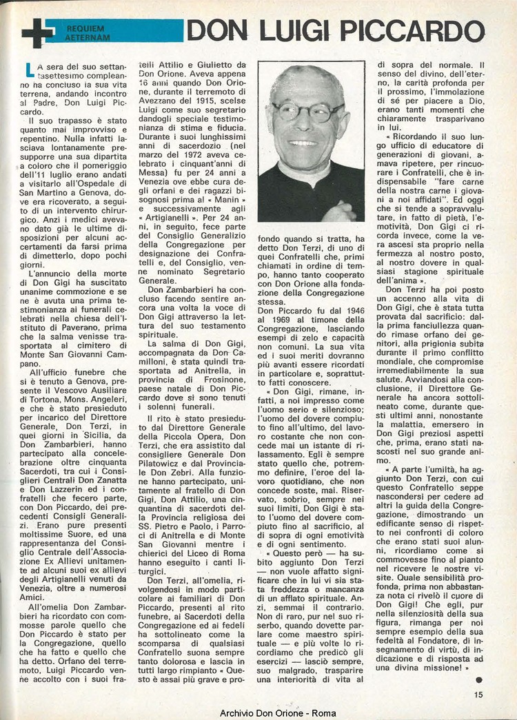 Don Orione, 71, 13, 15-09-1976, pagina 15