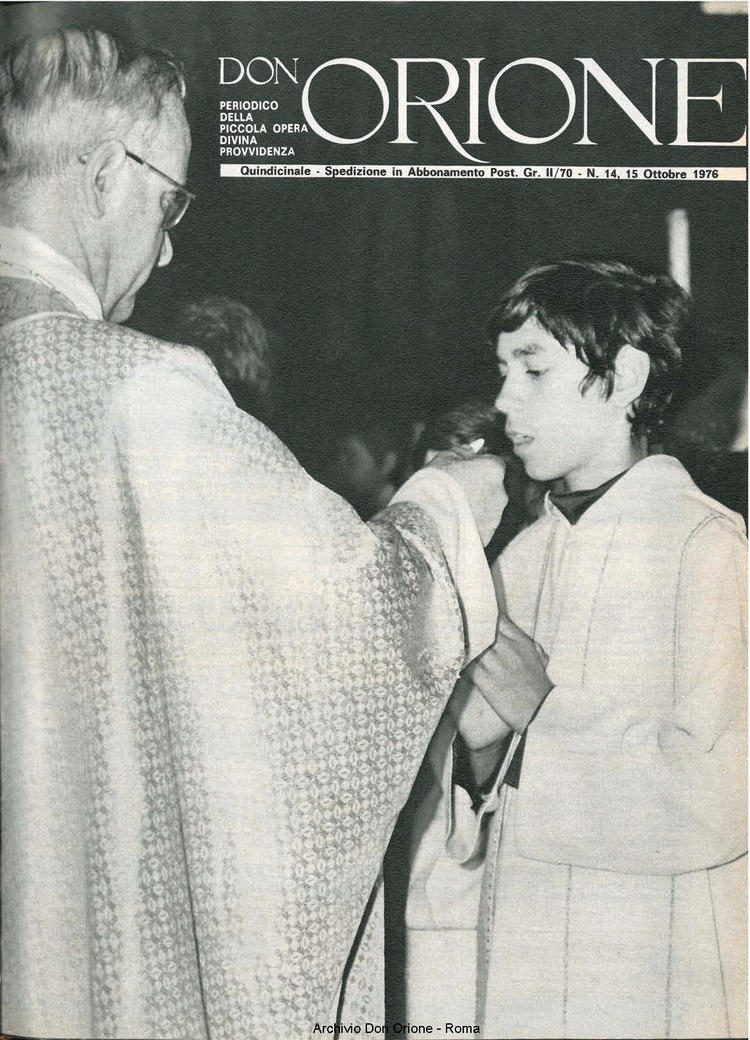 Don Orione, 71, 14, 15-10-1976, pagina 1