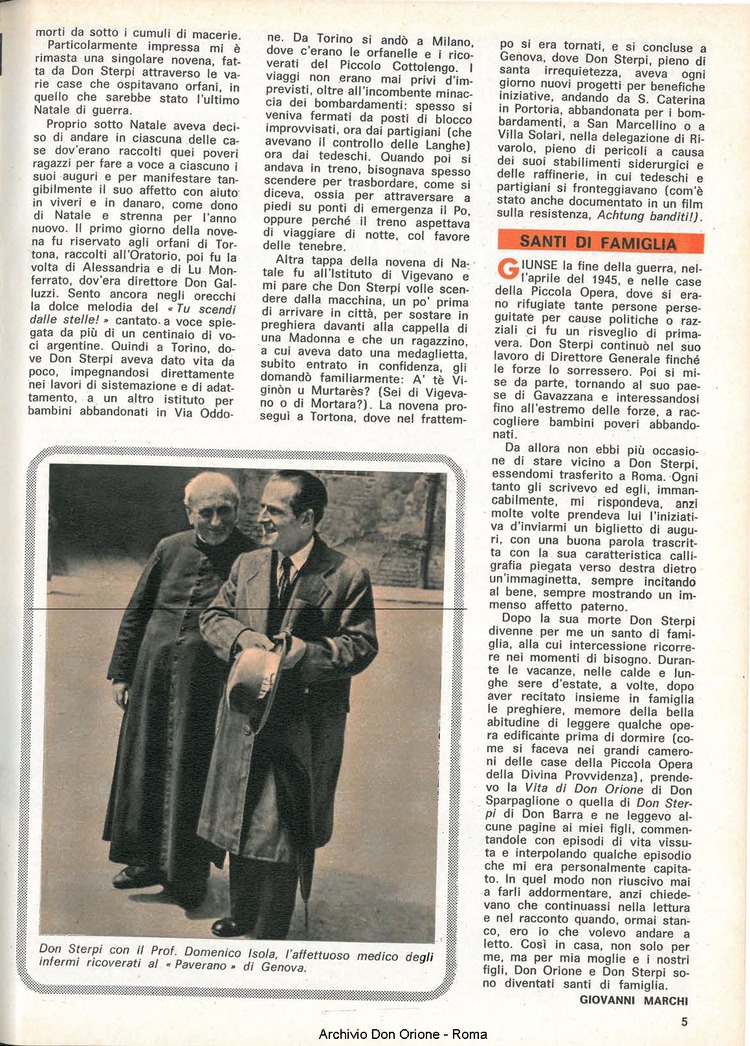 Don Orione, 71, 15, 01-11-1976, pagina 5