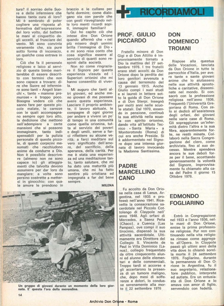 Don Orione, 71, 15, 01-11-1976, pagina 14