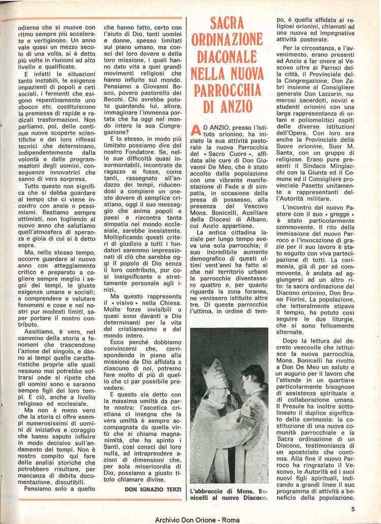 Don Orione, 72, 01, 01-01-1977, pagina 5