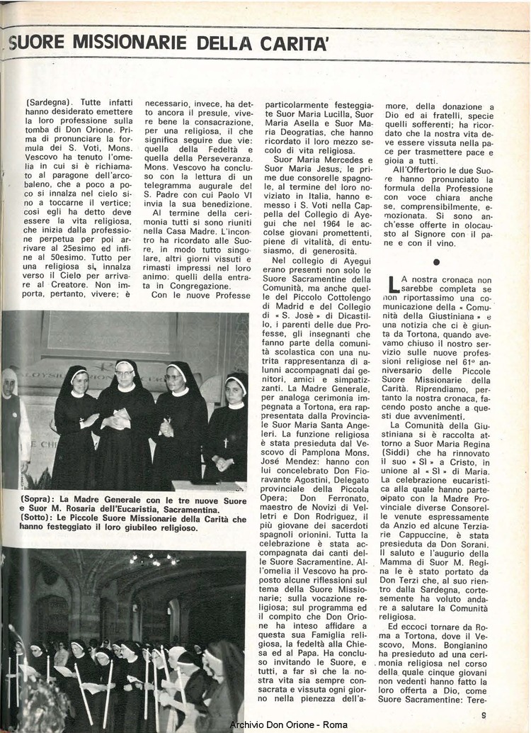 Don Orione, 72, 03, 15-02-1977, pagina 9