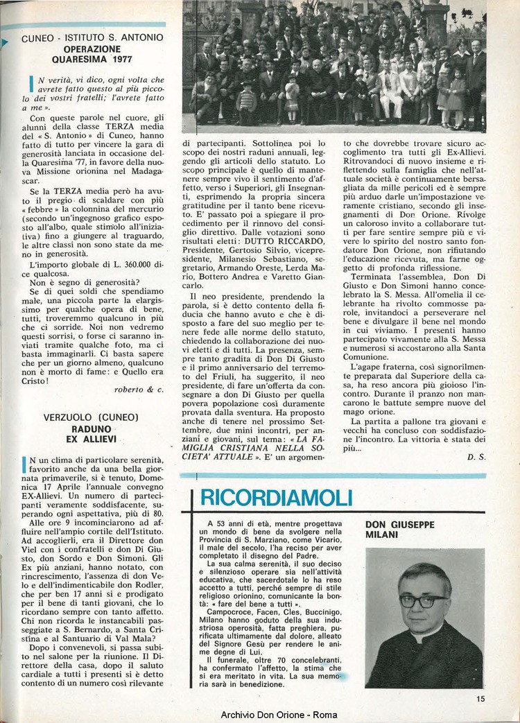 Don Orione, 72, 10, 15-06-1977, pagina 15
