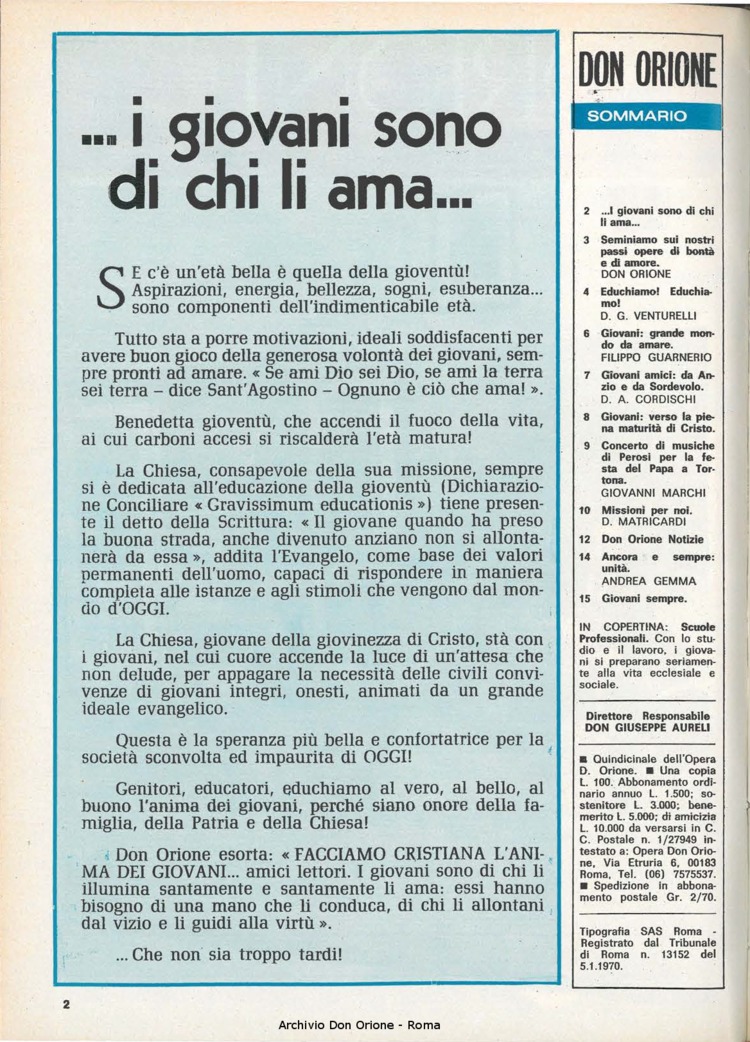 Don Orione, 72, 11, 01-07-1977, pagina 2