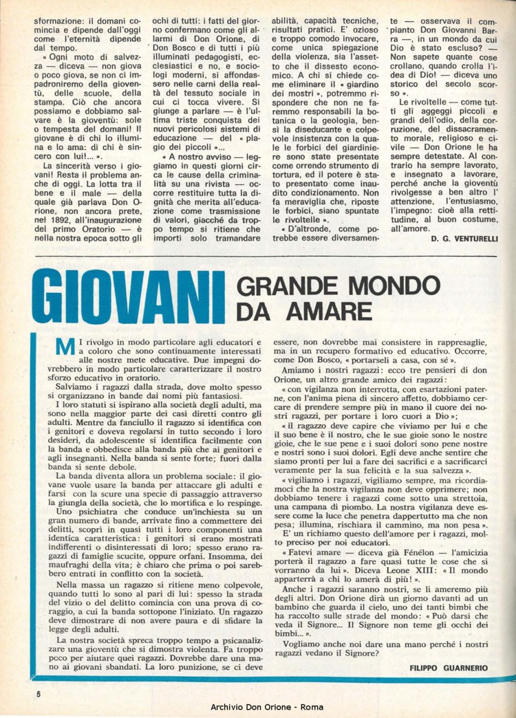 Don Orione, 72, 11, 01-07-1977, pagina 6