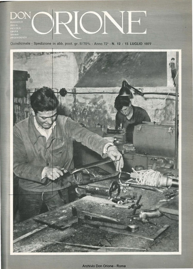 Don Orione, 72, 12, 15-07-1977, pagina 1