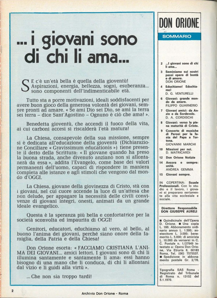 Don Orione, 72, 12, 15-07-1977, pagina 2