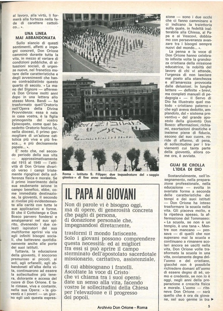 Don Orione, 72, 12, 15-07-1977, pagina 5