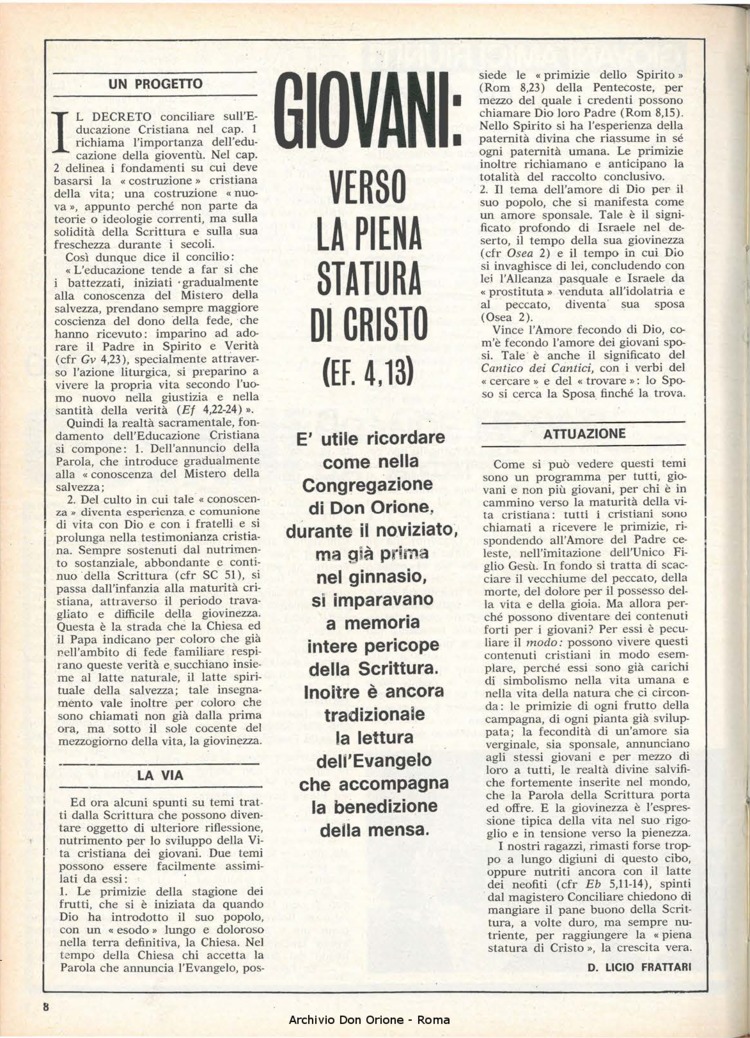 Don Orione, 72, 12, 15-07-1977, pagina 8