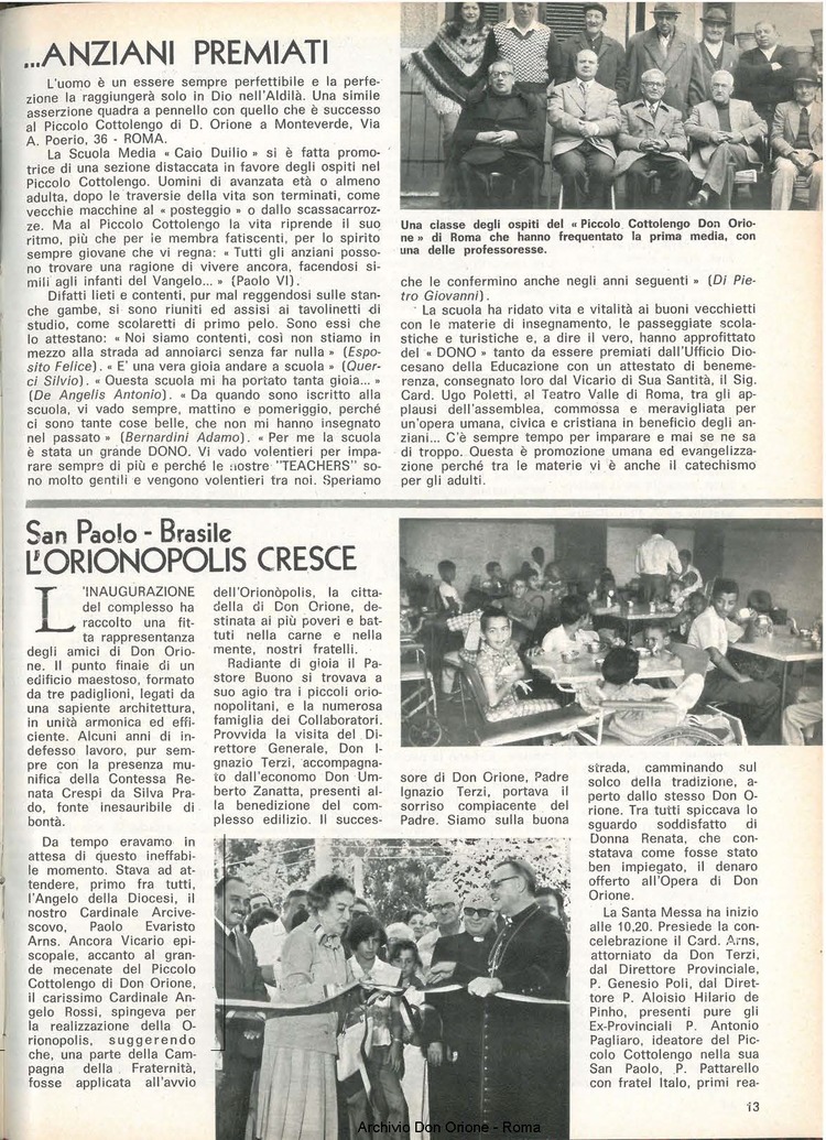 Don Orione, 72, 12, 15-07-1977, pagina 13