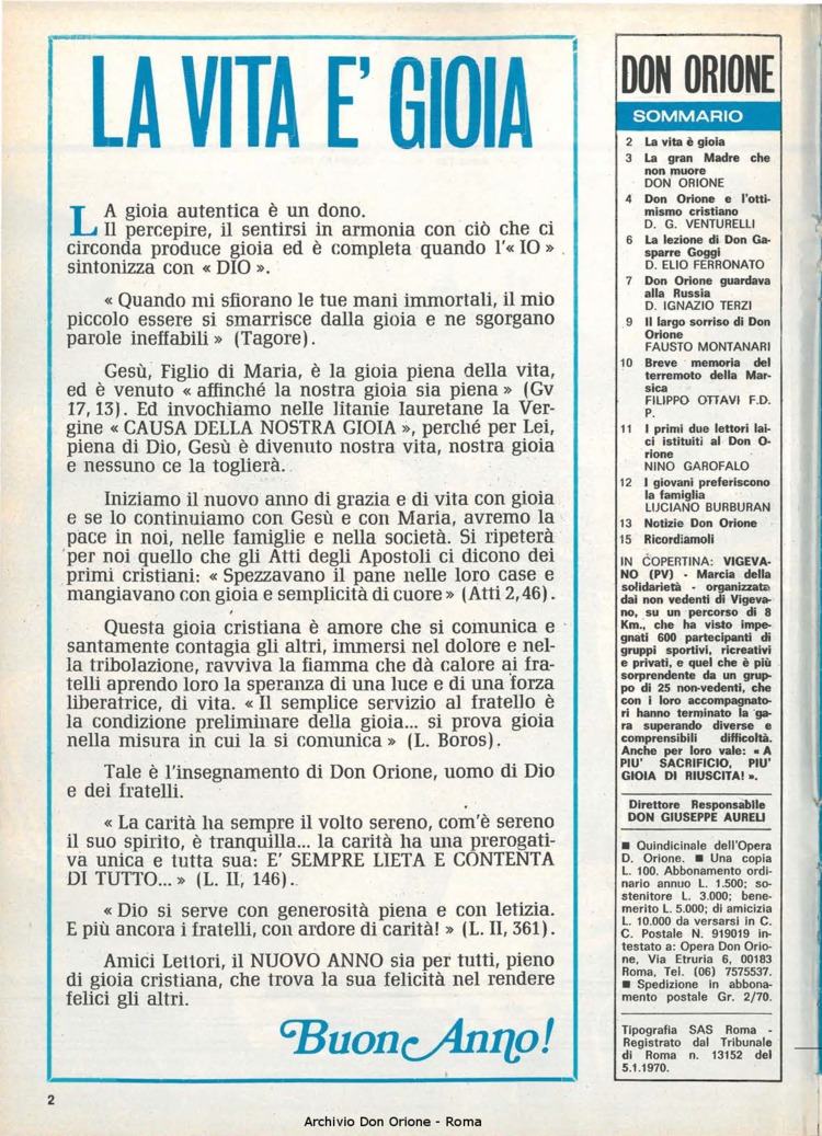 Don Orione, 73, 01, 01-01-1978, pagina 2