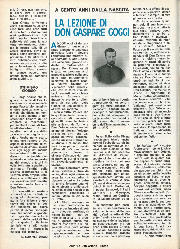 Don Orione, 73, 01, 01-01-1978, pagina 6
