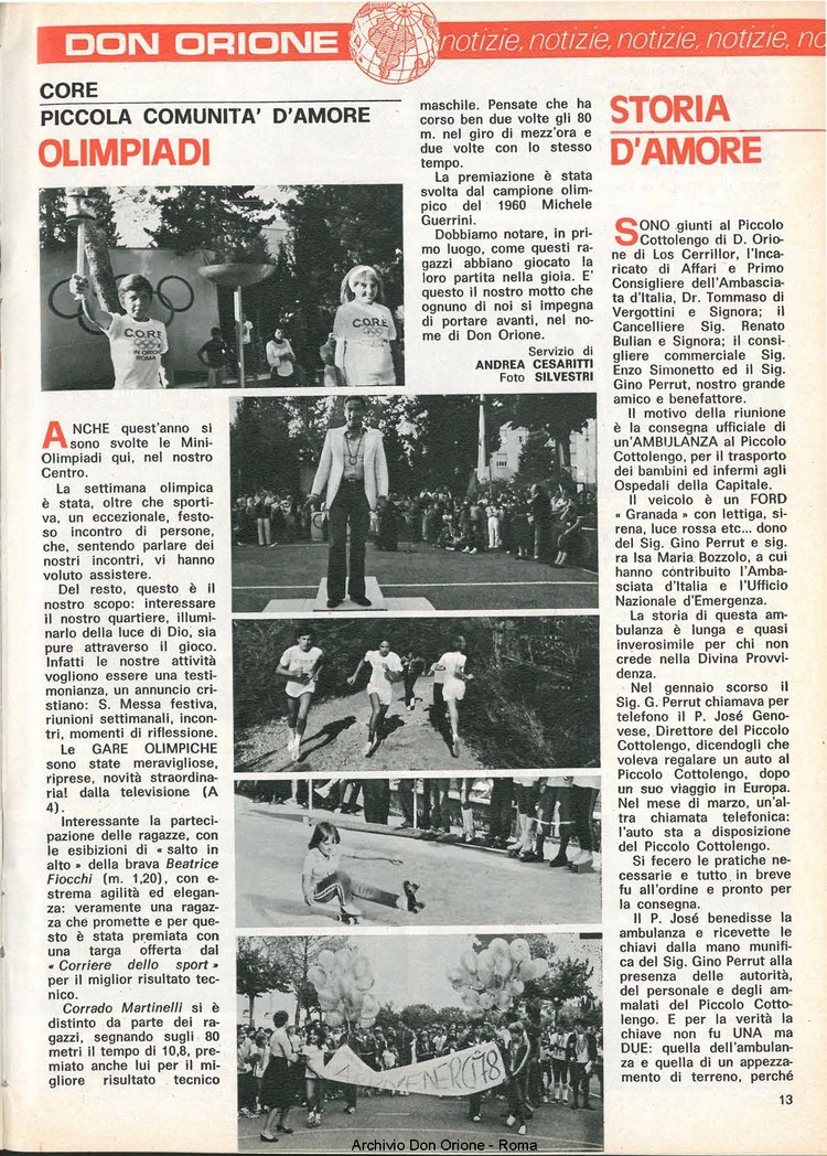 Don Orione, 73, 01, 01-01-1978, pagina 13