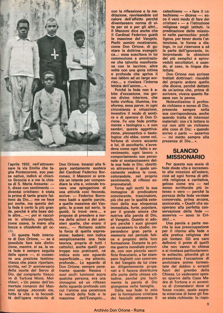 Don Orione, 73, 03, 01-02-1978, pagina 9