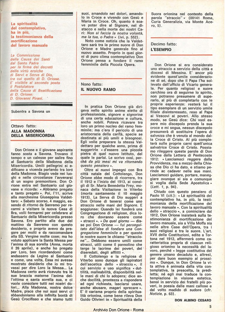 Don Orione, 73, 07, 01-04-1978, pagina 5