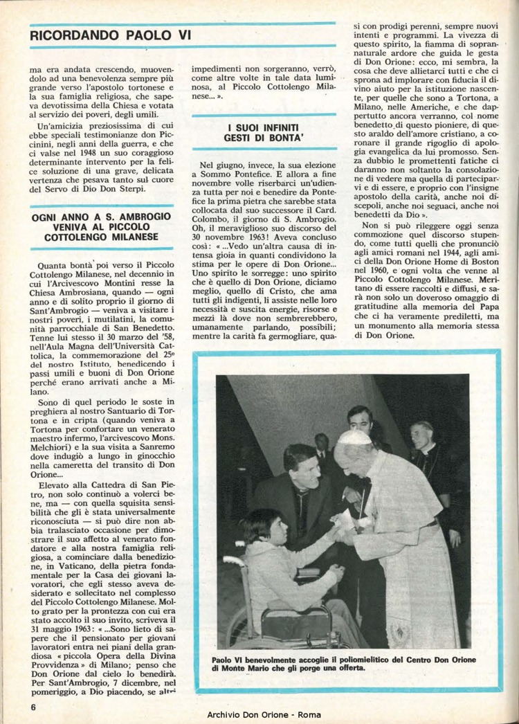 Don Orione, 73, 15, 01-09-1978, pagina 6