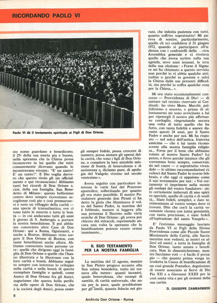 Don Orione, 73, 15, 01-09-1978, pagina 8