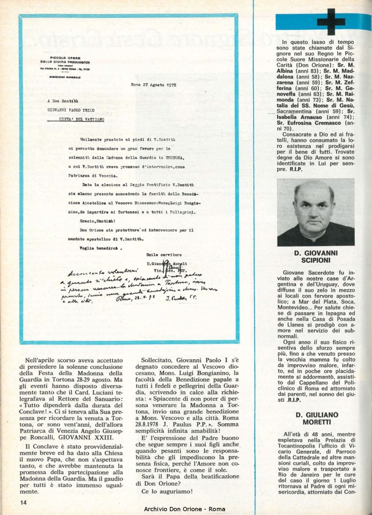 Don Orione, 73, 15, 01-09-1978, pagina 14