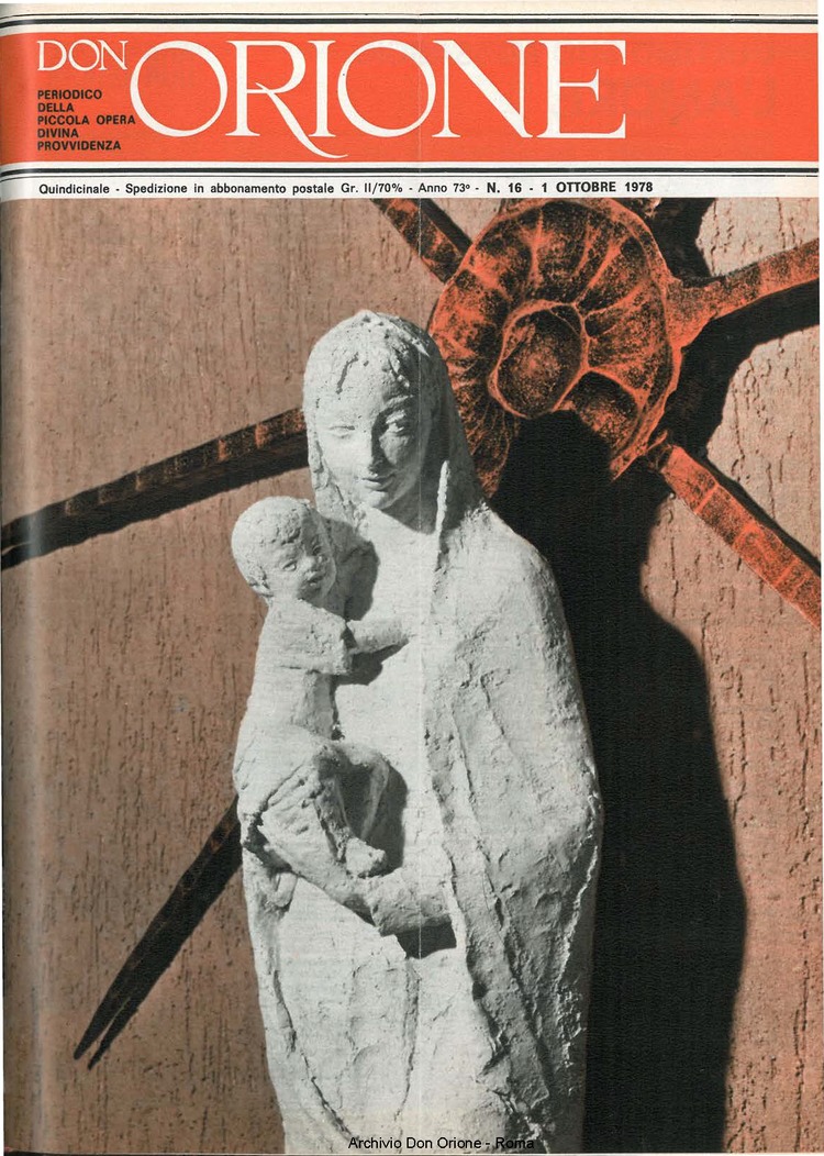 Don Orione, 73, 16, 01-10-1978, pagina 1