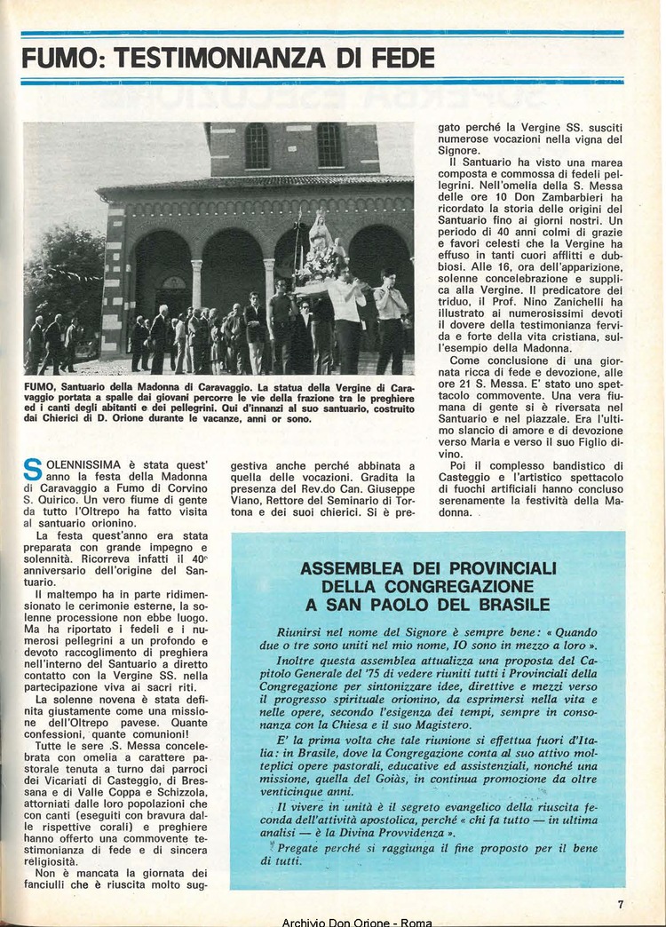 Don Orione, 73, 16, 01-10-1978, pagina 7