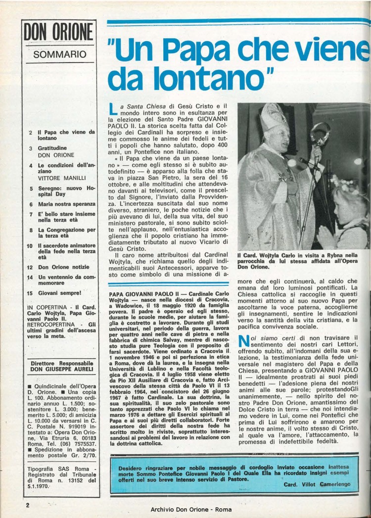 Don Orione, 73, 17, 01-11-1978, pagina 2