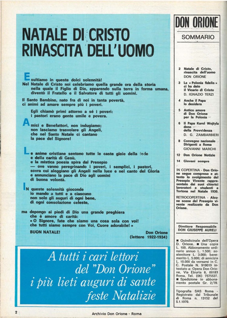 Don Orione, 73, 18, 01-12-1978, pagina 2