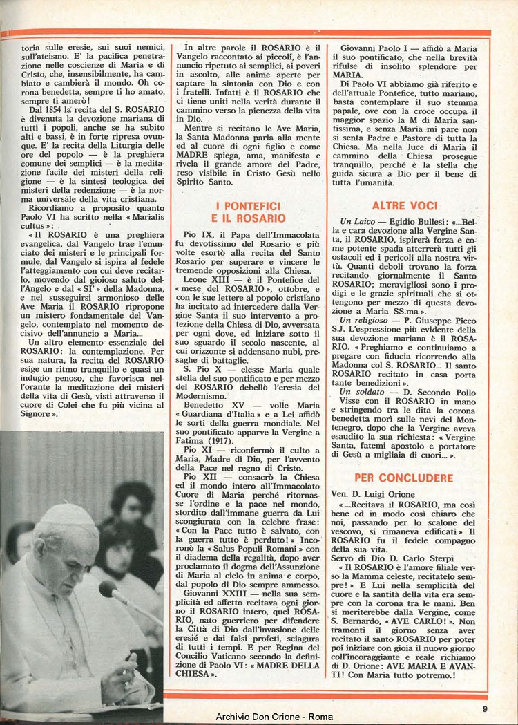 Don Orione, 74, 05, 01-05-1979, pagina 9