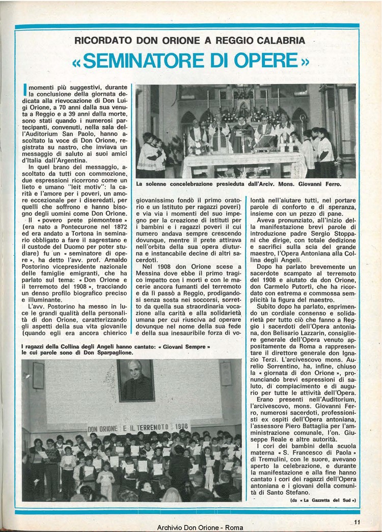 Don Orione, 74, 05, 01-05-1979, pagina 11