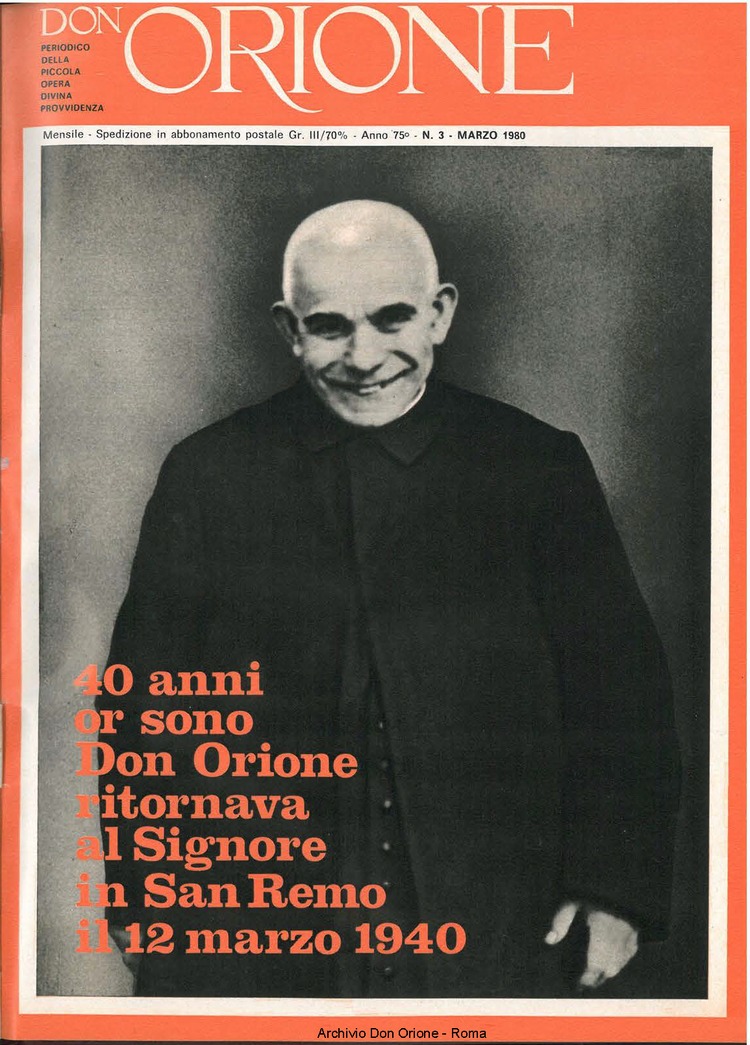 Don Orione, 75, 03, 01-03-1980, pagina 1