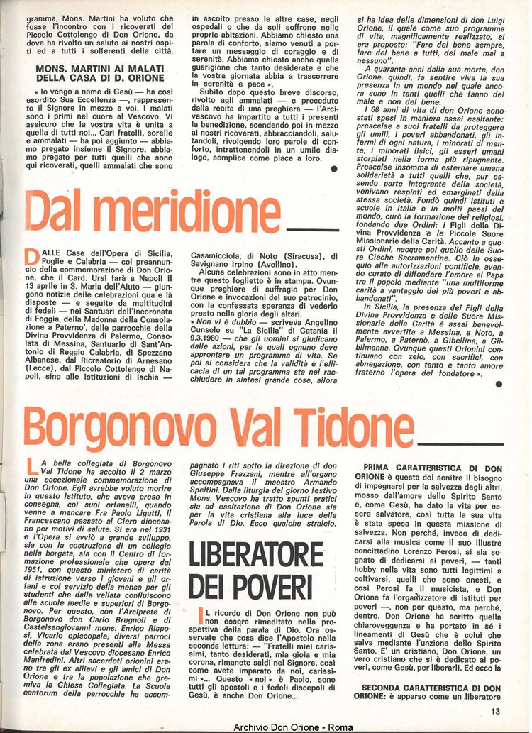 Don Orione, 75, 05, 01-05-1980, pagina 13