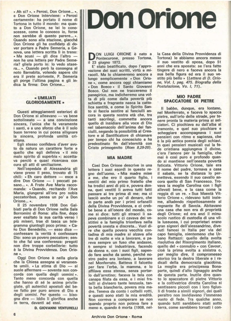 Don Orione, 75, 09, 01-11-1980, pagina 6