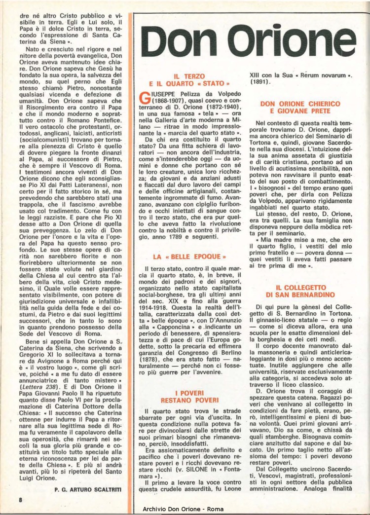 Don Orione, 75, 09, 01-11-1980, pagina 8