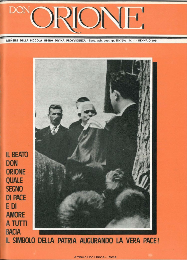 Don Orione, 76, 01, 01-01-1981, pagina 1