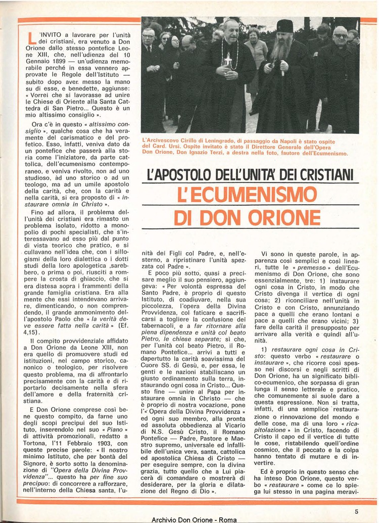Don Orione, 76, 01, 01-01-1981, pagina 5