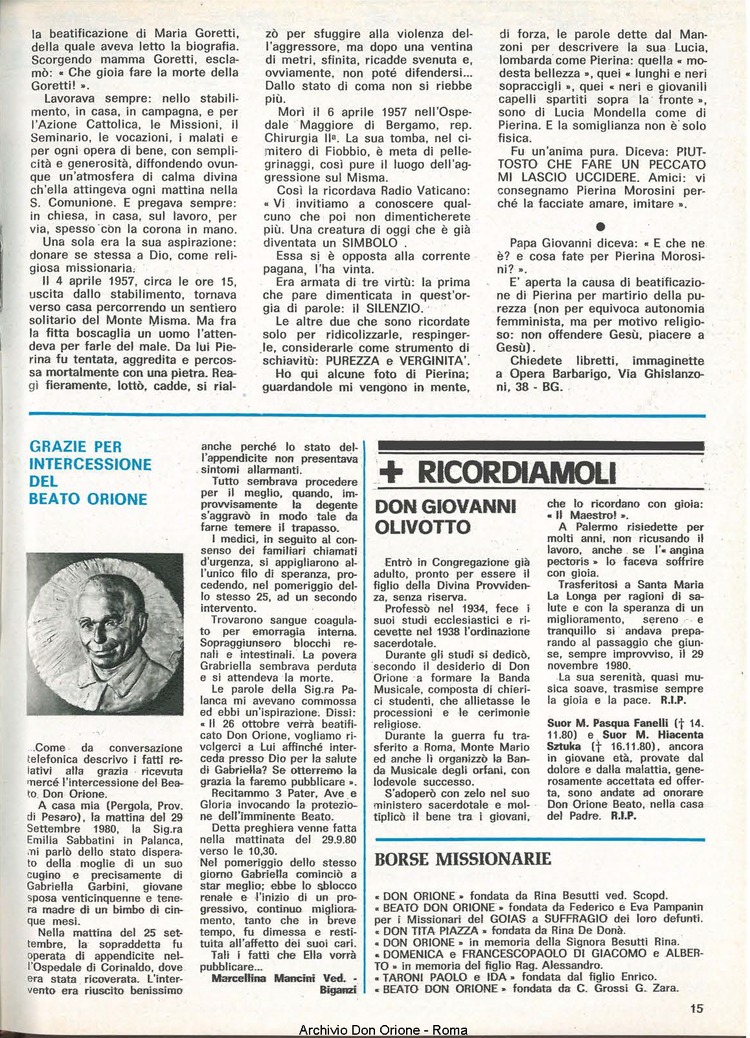 Don Orione, 76, 01, 01-01-1981, pagina 15